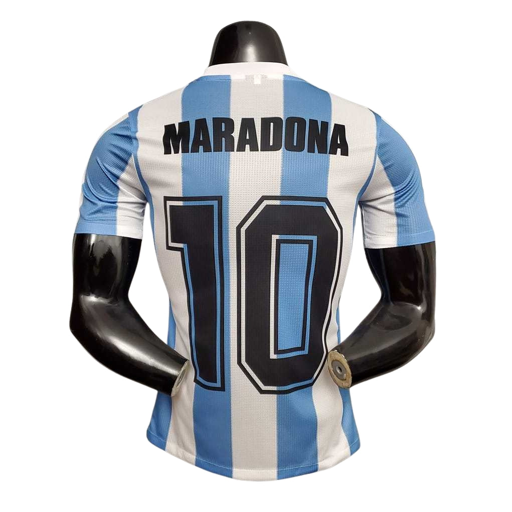Maillot Player Rétro Maradona Argentine 1986