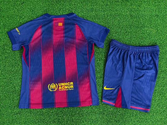 Maillot Kit Domicile FC Barcelone 2025/2026 Enfant