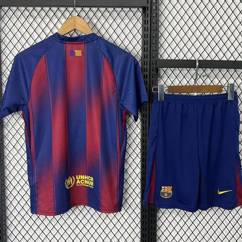 Maillot Kit Enfant FC Barcelone Domicile 2025/2026