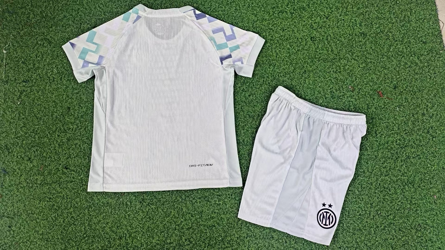 Maillot Kit Extérieur Inter Milan 2025/2026 Enfant