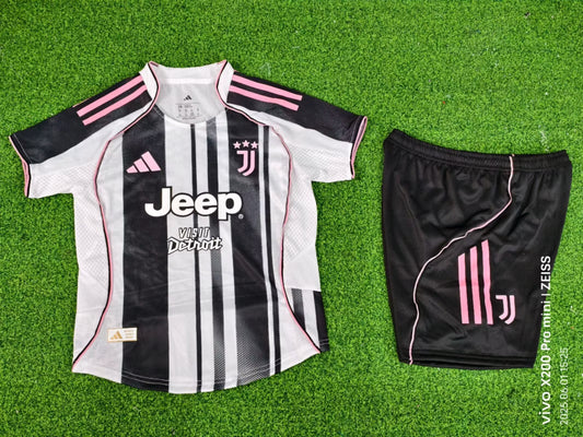 Maillot Kit Domicile Juventus 2025/2026 Enfant