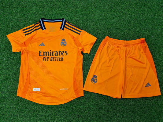 Maillot Kit Extérieur Real Madrid 2024/2025 Enfant