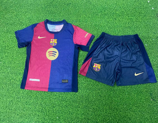 Maillot Kit Domicile FC Barcelone 2024/2025 Enfant