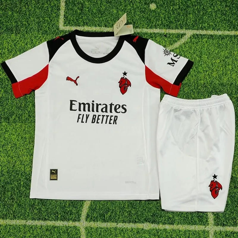 Maillot Kit Enfant AC Milan Extérieur 2025/2026