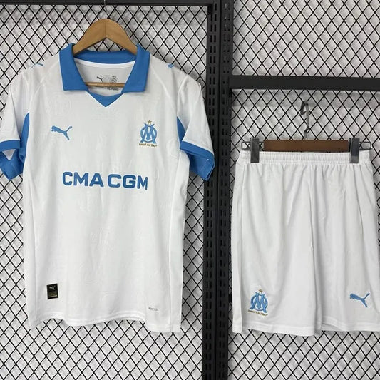 Maillot Kit Enfant Olympique de Marseille Domicile 2025/2026 (OM)