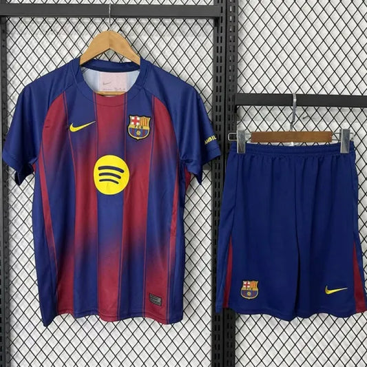 Maillot Kit Enfant FC Barcelone Domicile 2025/2026
