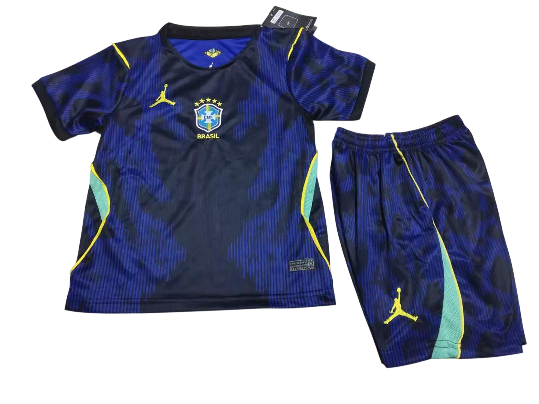 Maillot Kit Enfant Brésil Extérieur 2026