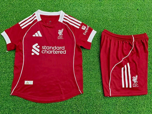 Maillot Kit Enfant Liverpool Domicile 2025/2026
