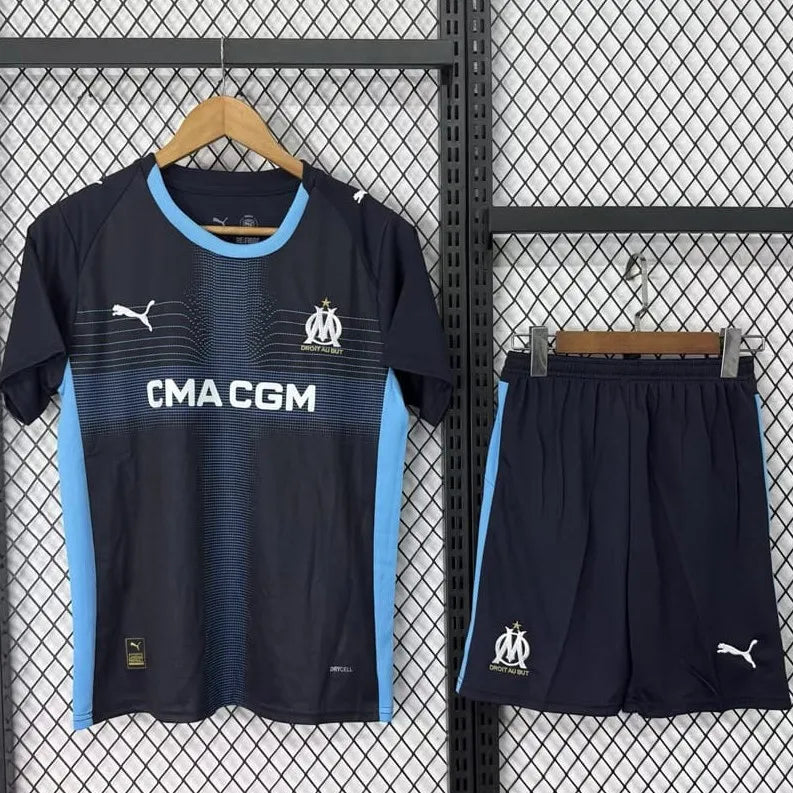 Maillot Kit Enfant Olympique de Marseille Extérieur 2025/2026 (OM)