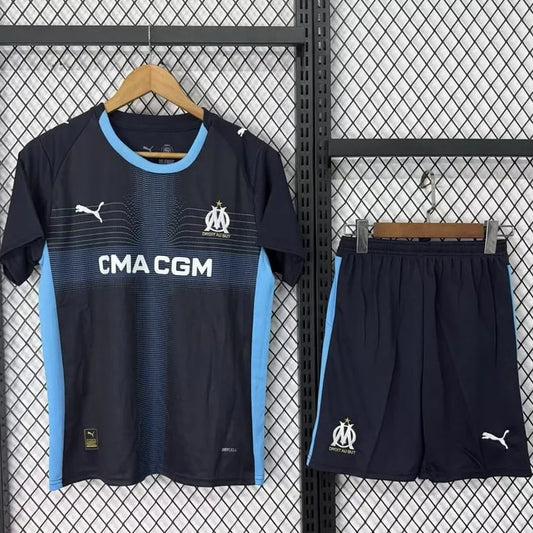 Maillot Kit Enfant Olympique de Marseille Extérieur 2025/2026 (OM)