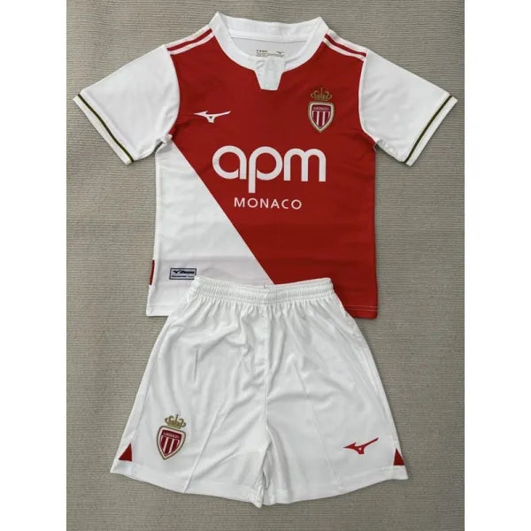 Maillot Kit Enfant AS Monaco Domicile 2025/2026