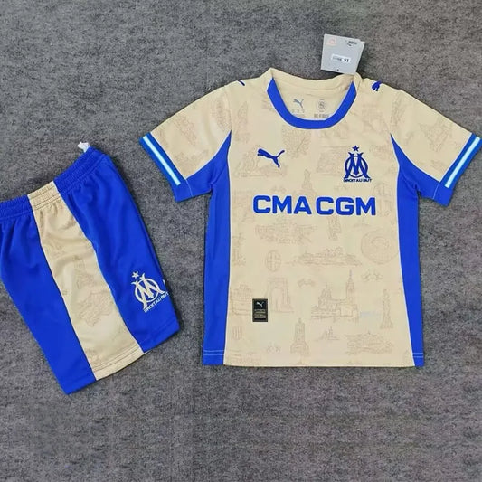 Maillot Kit Enfant Olympique de Marseille Fourth 2025/2026 (OM)