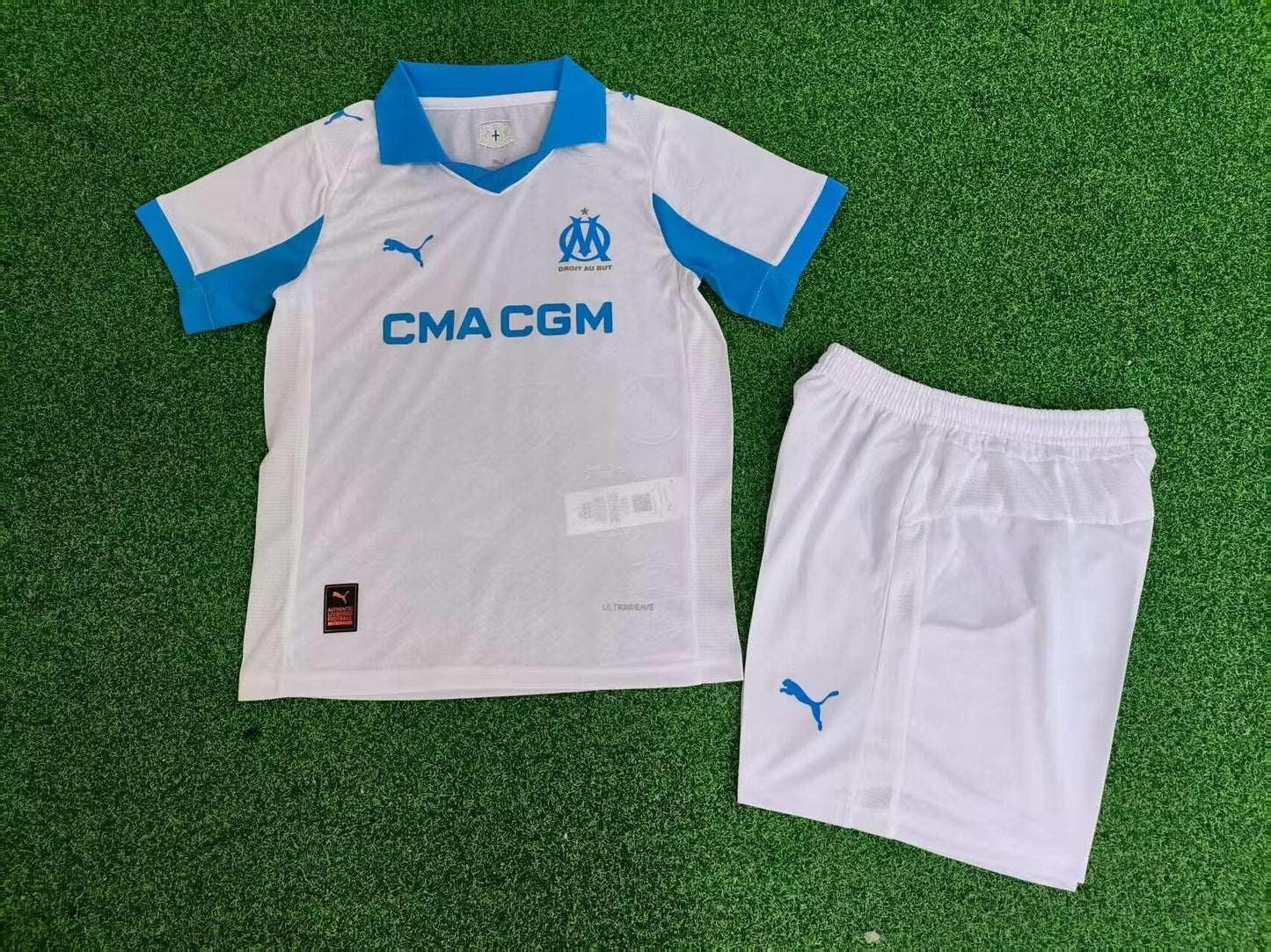 Maillot Kit Domicile Olympique de Marseille 2025/2026 Enfant