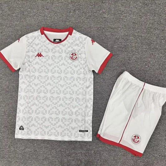 Maillot Kit Enfant Tunisie Extérieur 2025