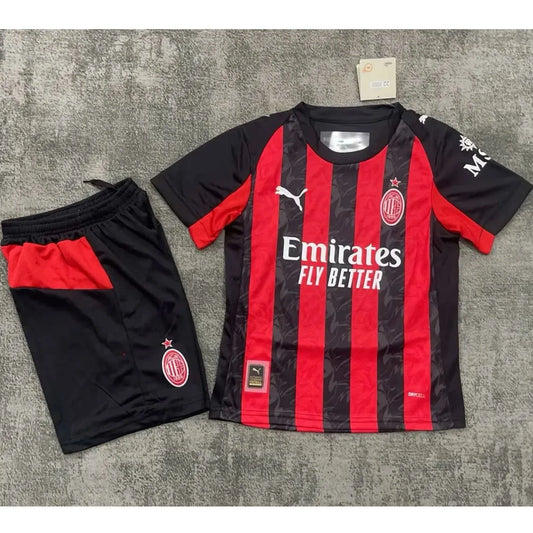 Maillot Kit Enfant AC Milan Domicile 2025/2026
