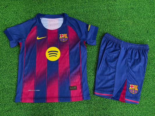 Maillot Kit Domicile FC Barcelone 2025/2026 Enfant