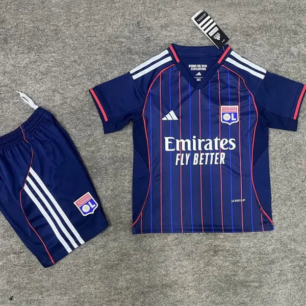 Maillot Kit Enfant Olympique Lyonnais Extérieur 2025/2026 (OL)