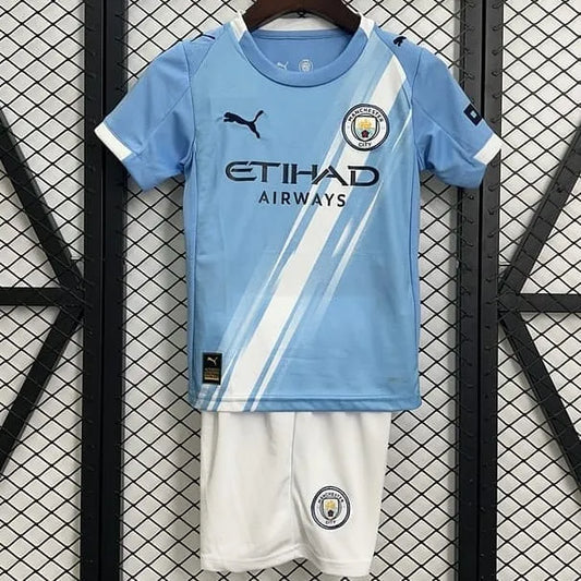 Maillot Kit Enfant Manchester City Domicile 2025/2026
