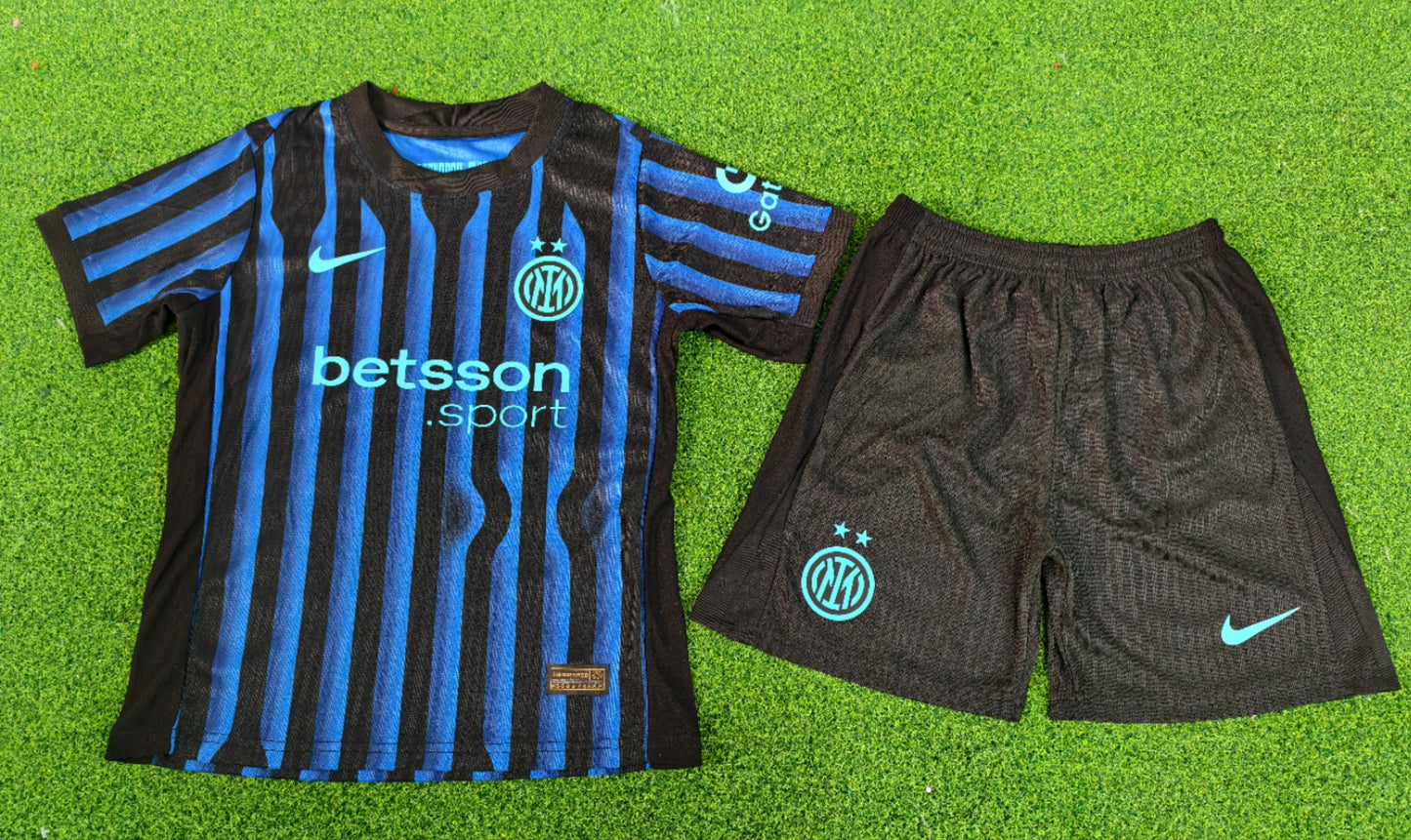 Maillot Kit Domicile Inter Milan 2025/2026 Enfant