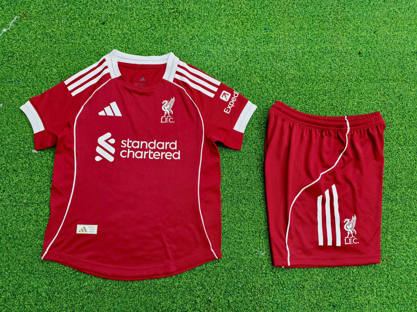 Maillot Kit Domicile Liverpool 2025/2026 Enfant