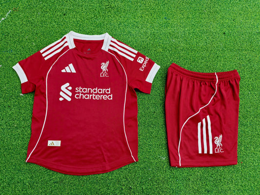 Maillot Kit Domicile Liverpool 2025/2026 Enfant