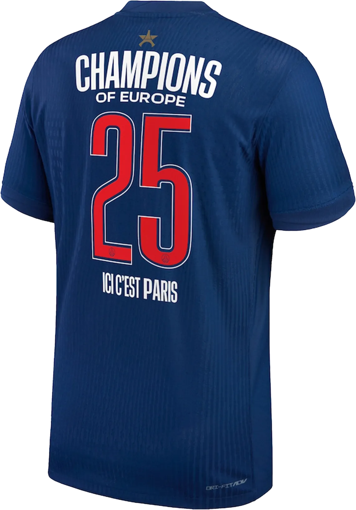 Maillot PSG Champions D'Europe 2025 (étoile)