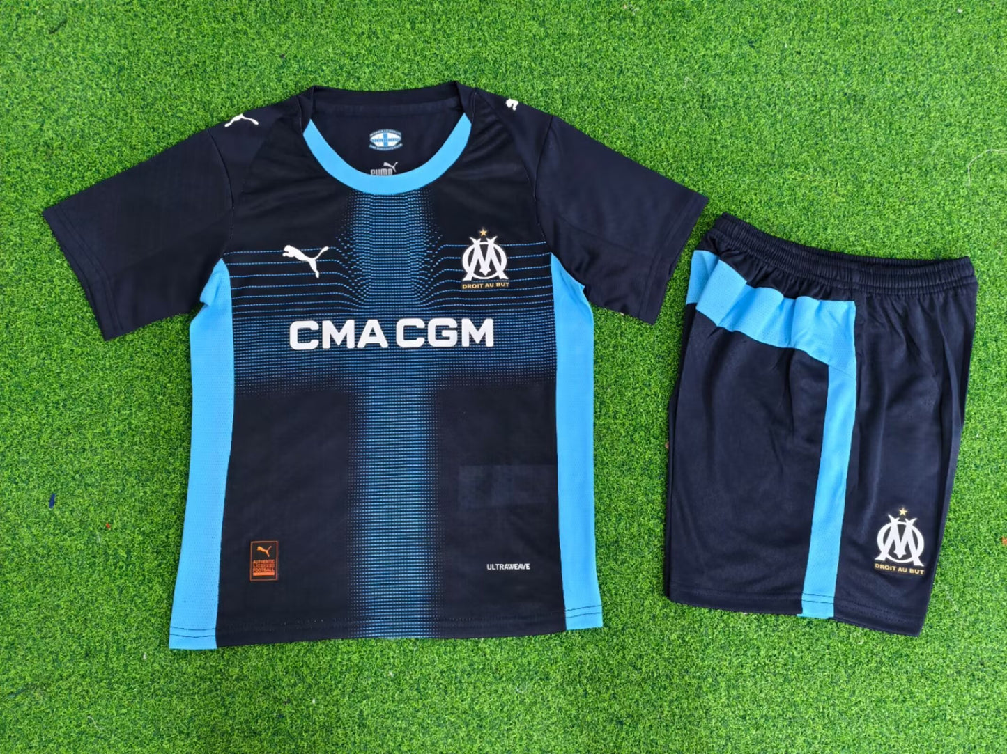 Maillot Kit Extérieur Olympique de Marseille (OM) 2025/2026 Enfant