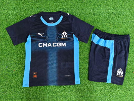 Maillot Kit Extérieur Olympique de Marseille (OM) 2025/2026 Enfant